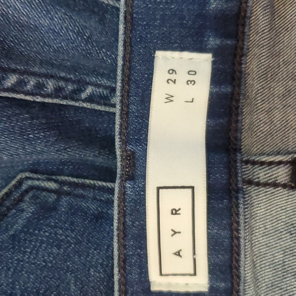 AYR Skinny Mid Rise Denim Jeans Size W29/L30 - Picture 10 of 14